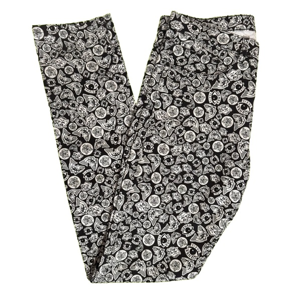 Kenzo Pants - Kenzo Black and White Graphic Pants (Unisex)